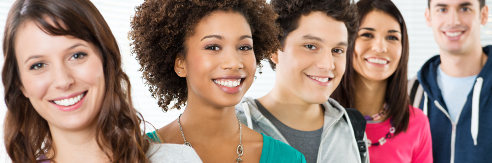 Group of multi-ethnic young adults